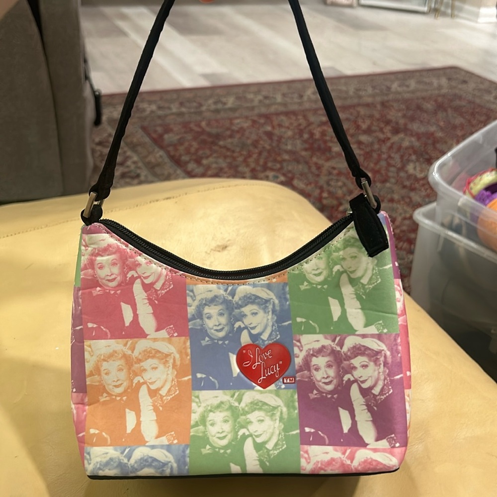Lucy’s Handbag Collection Small Canvas Handbag Lucy & Ethel Print